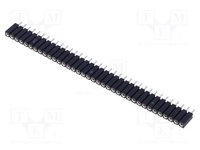 Tomada, pinos, fêmea, PIN: 36, simples, 2,54mm, T.