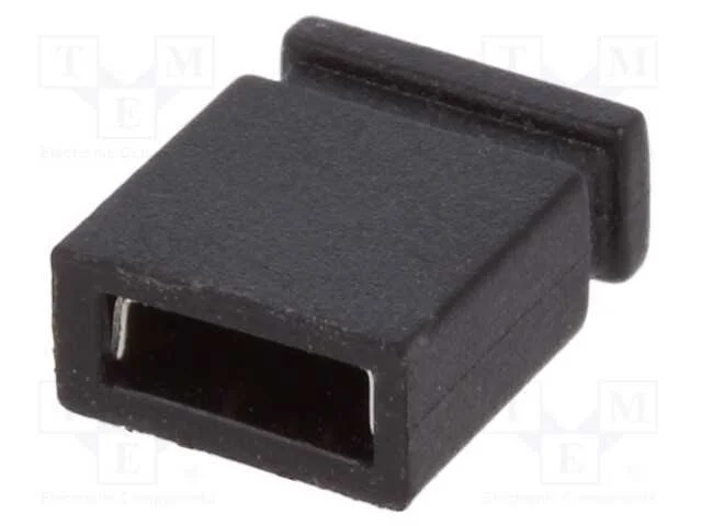 Jumper, pinos, fêmea, fechadas, 2,54mm, 1x2, dour.