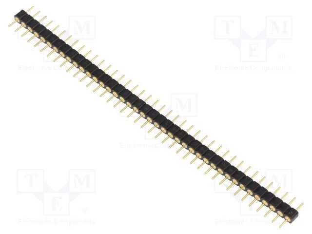 Barra de pinos, pinos, macho, PIN: 40, simples, 2.
