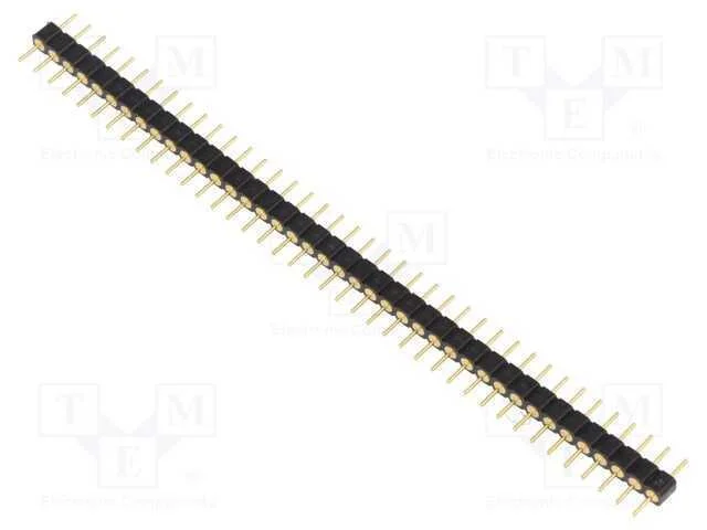 Barra de pinos, pinos, macho, PIN: 40, simples, 2.