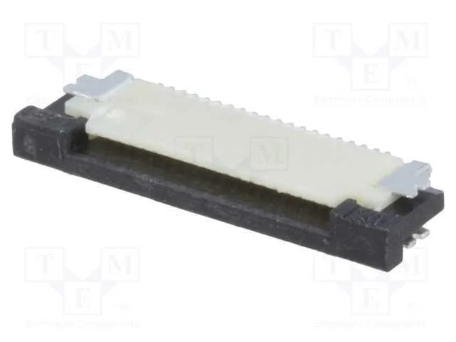 Conector: Ffc/Fpc, Horizontais, Pin: 20, Contactos Superiores,Zif