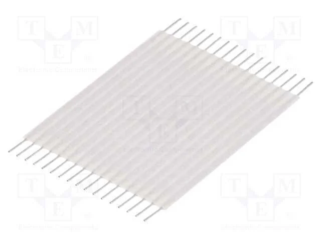 Conector: Jumper Flexível, Raster Fita: 1,27mm, L: 25,4mm, Retos