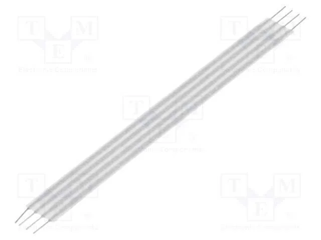 Conector: Jumper Flexível, Raster Fita: 1,27mm, L: 50,8mm, Retos