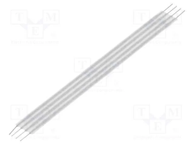 Conector: Jumper Flexível, Raster Fita: 1,27mm, L: 50,8mm, Retos