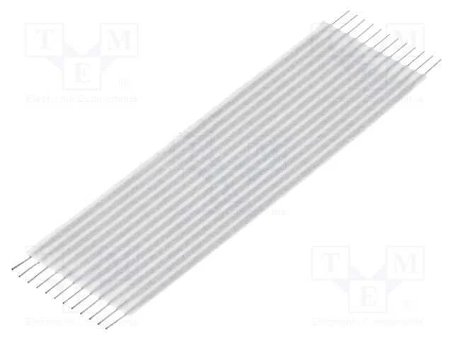 Conector: jumper flexível, Raster fita: 1,27mm, L.