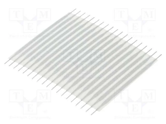 Conector: jumper flexível, Raster fita: 2,54mm, L.