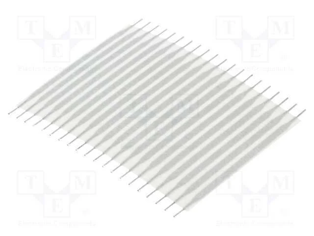 Conector: jumper flexível, Raster fita: 2,54mm, L.