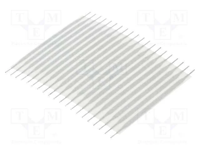 Conector: jumper flexível, Raster fita: 2,54mm, L.