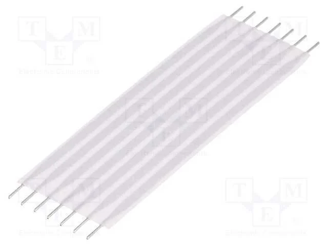 Conector: jumper flexível, Raster fita: 2,54mm, L.