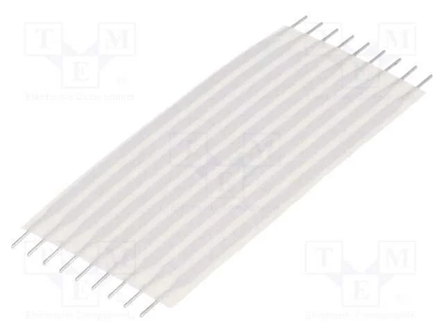 Conector: jumper flexível, Raster fita: 2,54mm, L.