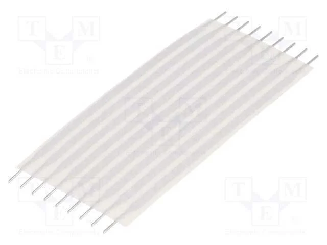 Conector: jumper flexível, Raster fita: 2,54mm, L.