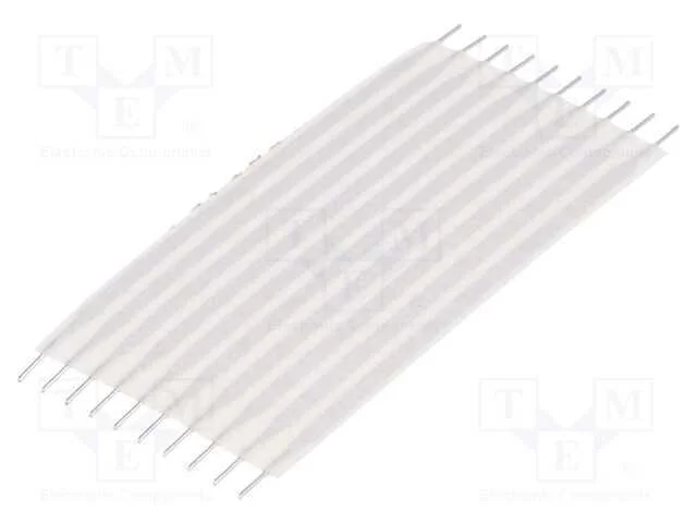 Conector: jumper flex&iacute;vel, Raster fita: 2,54mm, L.