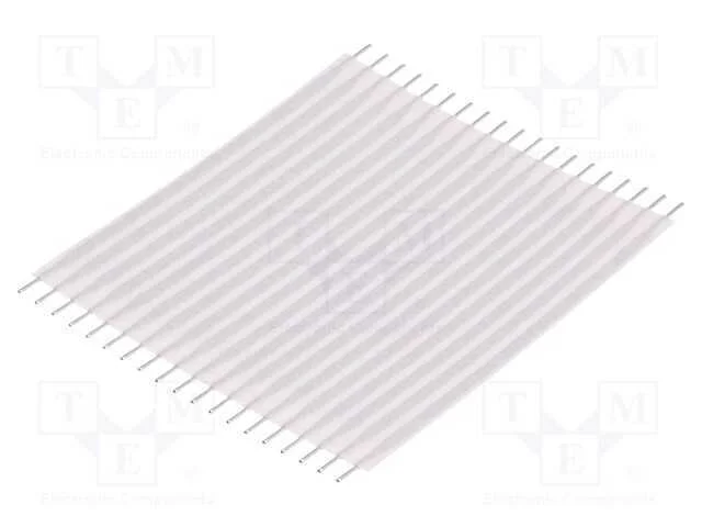 Conector: jumper flexível, Raster fita: 2,54mm, L.