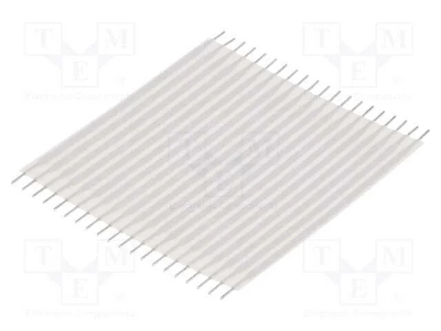 Conector: jumper flexível, Raster fita: 2,54mm, L.
