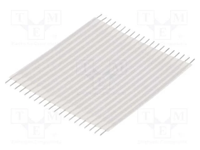 Conector: jumper flexível, Raster fita: 2,54mm, L.