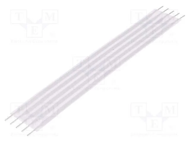Conector: jumper flexível, Raster fita: 2,54mm, L.