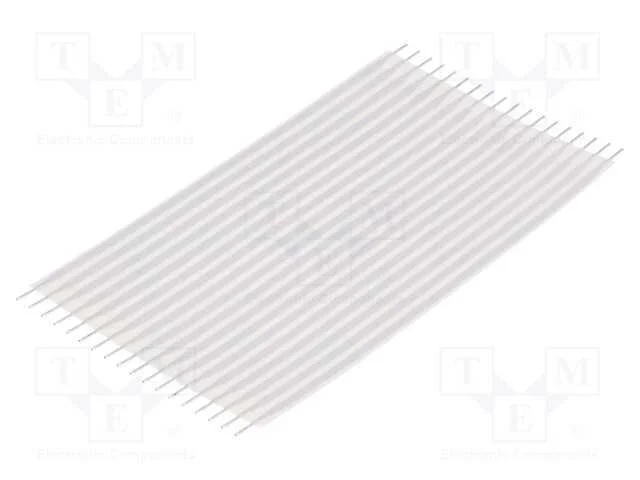 Conector: jumper flexível, Raster fita: 2,54mm, L.