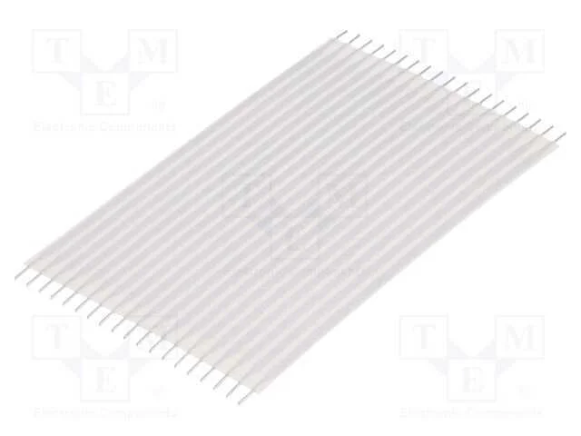 Conector: jumper flexível, Raster fita: 2,54mm, L.