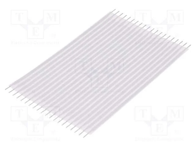 Conector: jumper flexível, Raster fita: 2,54mm, L.