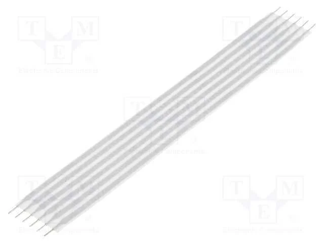 Conector: jumper flexível, Raster fita: 2,54mm, L.