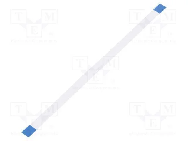 Fita FFC, Fios: 12, Raster fita: 0,5mm, contactos.