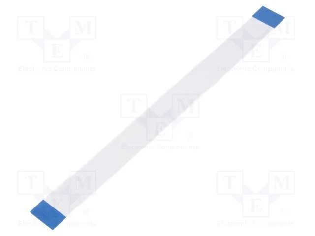 Fita FFC, Fios: 12, Raster fita: 1mm, contactos d.