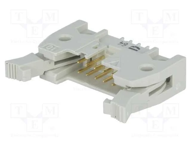 Tomada, Idc, Macho, Pin: 10, Simples, com Ejetor, Tht, 2,54mm, Sek