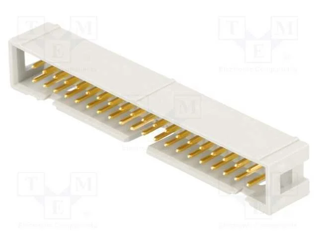 Tomada, Idc, Macho, Pin: 40, Simples, Tht, 1,27mm, Sistema: 2x20