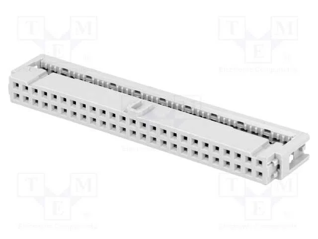 Ficha, IDC, fêmea, PIN: 50, para fita, 1,27mm, R..