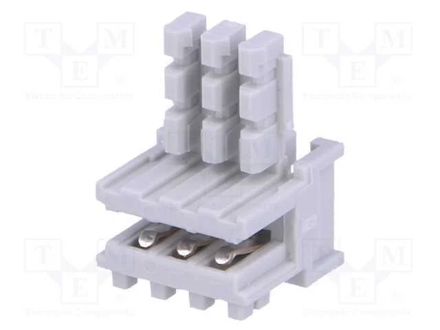 Ficha, laterais, PIN: 3, IDC, com cabo, 2,5mm, 0,.