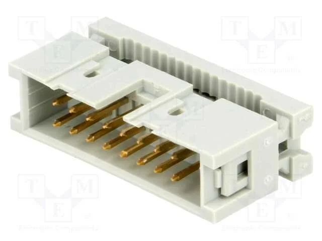 Ficha, Idc, Macho, Pin: 16, Idc, para Fita, 1,27m.