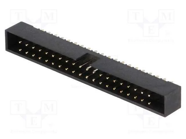 Tomada, IDC, macho, PIN: 40, simples, THT, gold f.