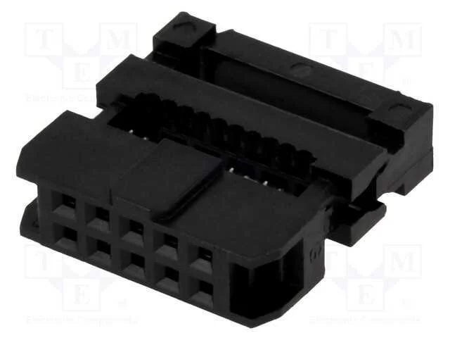 Ficha, IDC, fêmea, PIN: 10, IDC, para fita, 1mm, .