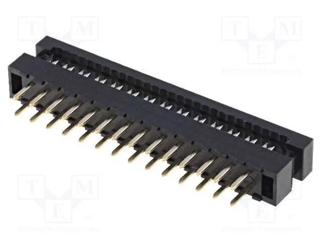 IDC de transição, PIN: 28, THT, para fita, 1mm, R.