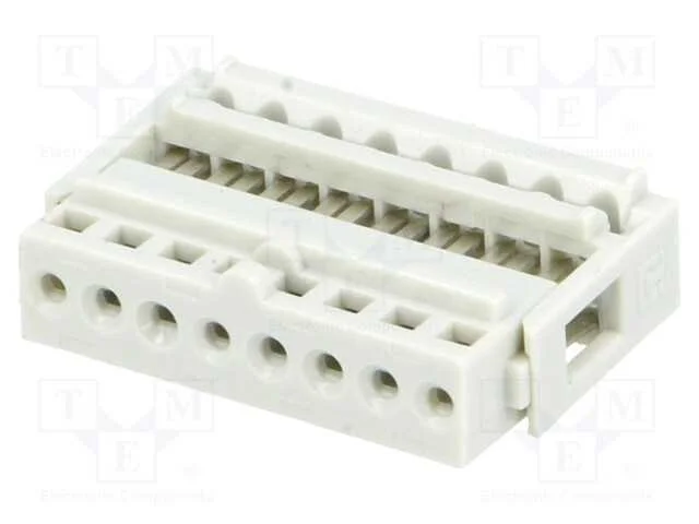 Ficha, IDC, fêmea, PIN: 8, IDC, THT, 2,54mm, esta.