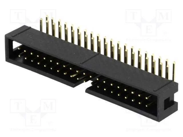 Tomada, IDC, macho, PIN: 40, angulares 90, THT, d.
