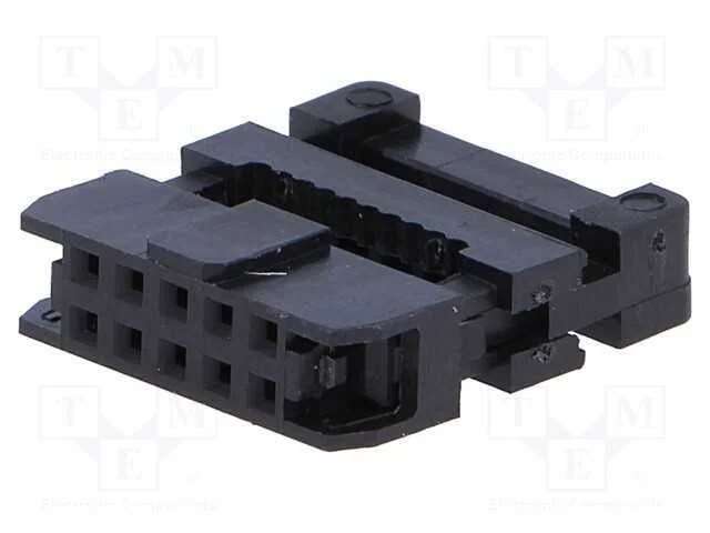 Ficha, Idc, Fêmea, Pin: 10, com Aperto de Cabo, Idc, para Fita, 1mm