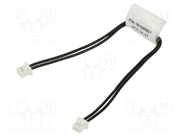 Ficha, Fio-Placa, F&ecirc;mea X2, Picoblade, Pin: 2, com Cabos, Fios