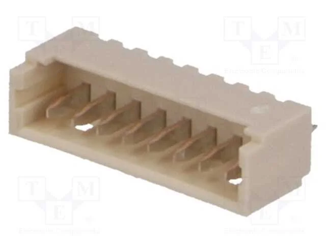 Tomada, Fio-Placa, Macho, Picoblade, 1,25mm, Pin: 8, Tht, 1a, 125v