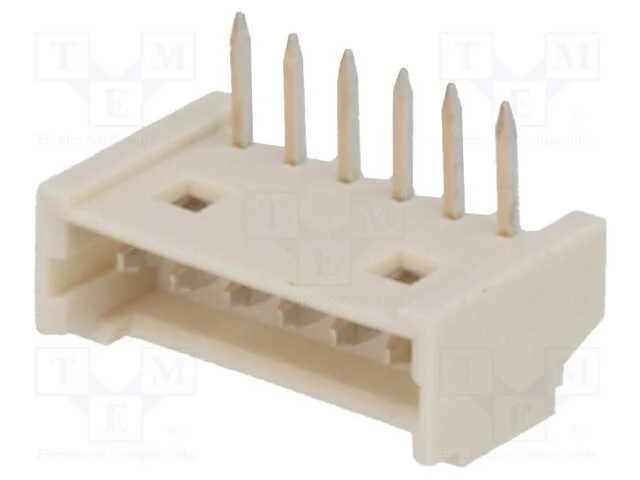 Tomada, Fio-Placa, Macho, Picoblade, 1,25mm, Pin: 6, Tht, 1a, 125v