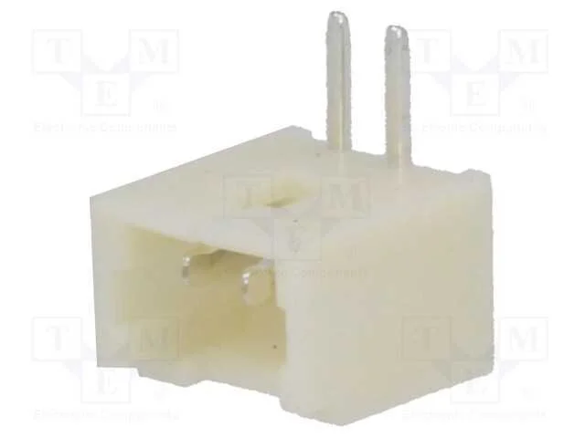 Tomada, Fio-Placa, Macho, 1,25mm, Pin: 2, Tht, 125v, 1a, Estanhado