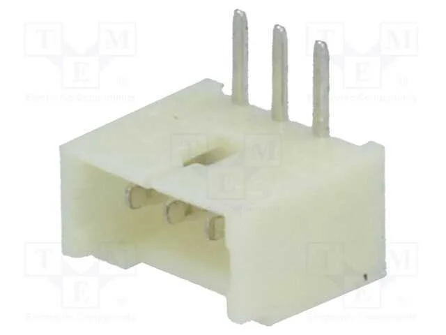 Tomada, Fio-Placa, Macho, 1,25mm, Pin: 3, Tht, 125v, 1a, Estanhado