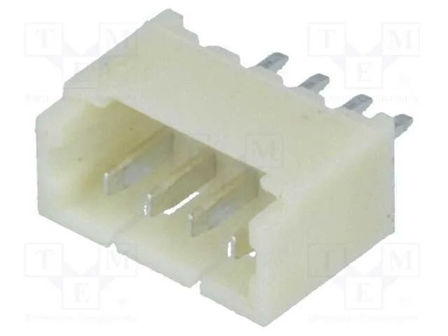 Tomada, Fio-Placa, Macho, 1,25mm, Pin: 4, Tht, 125v, 1a, Estanhado