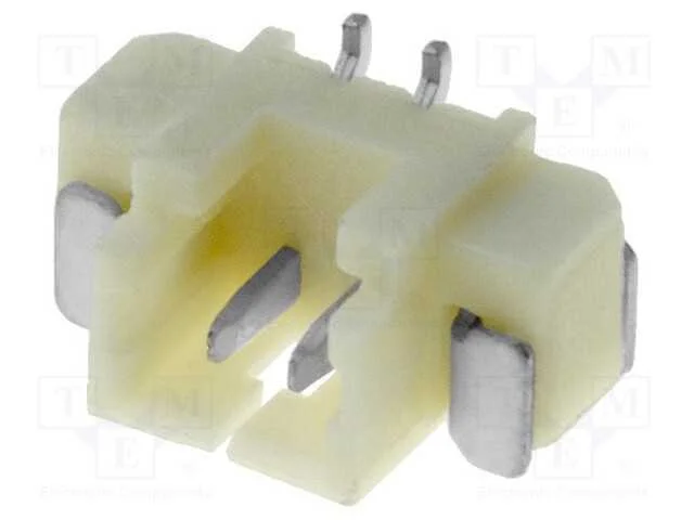 Tomada, Fio-Placa, Macho, 1,25mm, Pin: 2, Smt, 125v, 1a, Estanhado