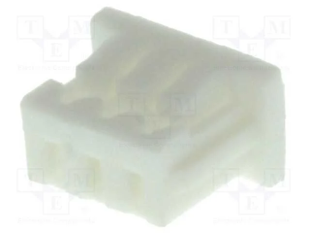 Ficha, Fio-Placa, Fêmea, 1,25mm, Pin: 3, Sem Contactos, com Cabo