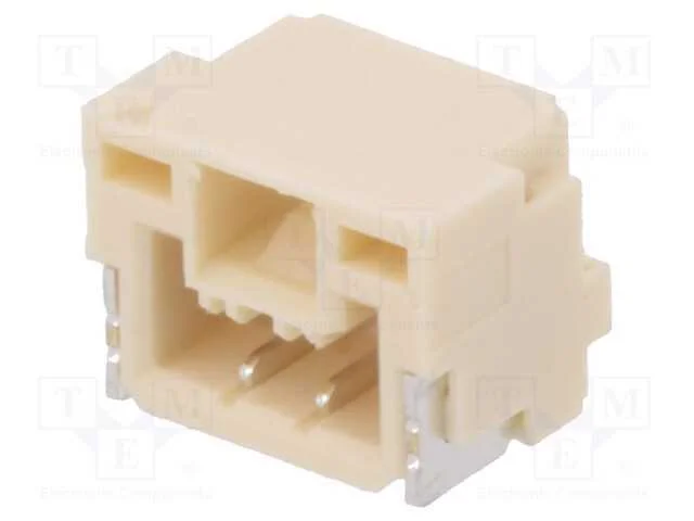 Tomada, Fio-Placa, Macho, Gh, 1,25mm, Pin: 2, Smt, 50v, 1a, Horizontal