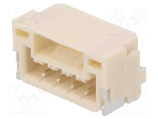 Tomada, Fio-Placa, Macho, Gh, 1,25mm, Pin: 4, Smt, 50v, 1a, Horizontal