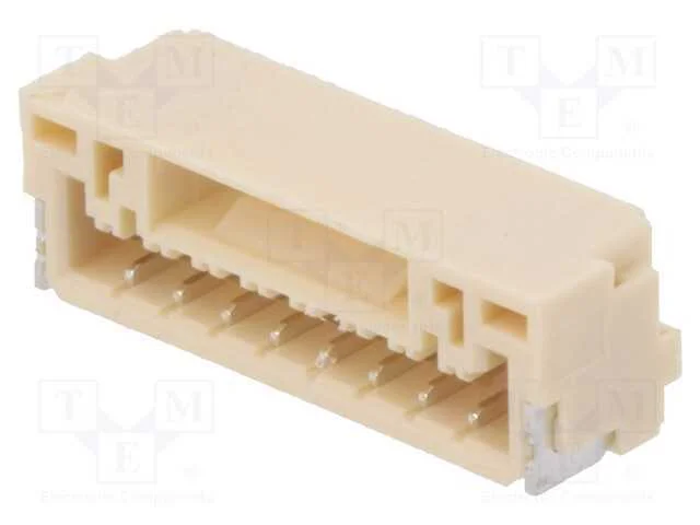 Tomada, Fio-Placa, Macho, Gh, 1,25mm, Pin: 8, Smt, 50v, 1a, Horizontal