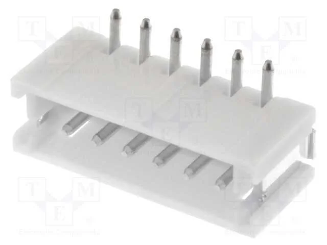 Tomada, Fio-Placa, Macho, Zh, 1,5mm, Pin: 6, Smt, 50v, 1a, -25÷85c
