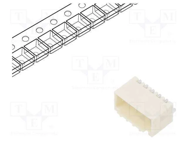 Tomada, Fio-Placa, Macho, Pico-Spox, 1,5mm, Pin: 5, Smt, para Pcb